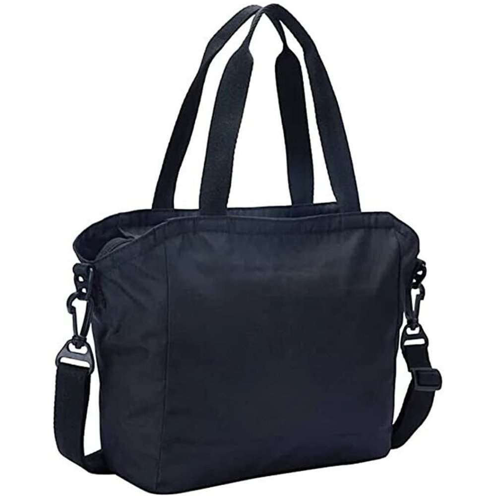 LeSportsac Nylon Top Handle Tote Bag Black Core Crossbody Denim Pique Handbag NW - Picture 5 of 7